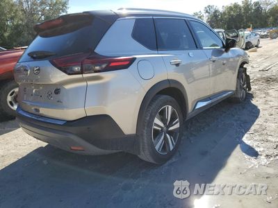 Trzecie zdjęcie samochodu z tyłu: 2021 NISSAN ROGUE SL VIN:JN8AT3CA8MW026807 - miniatura