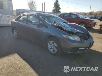 Czwarte zdjęcie samochodu z boku: 2013 HONDA CIVIC LX VIN:19XFB2F57DE001078 - miniatura