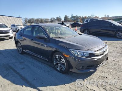 Czwarte zdjęcie samochodu z boku: 2018 HONDA CIVIC EXL VIN:JHMFC1F78JX043049 - miniatura