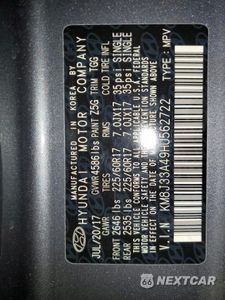 Zdjęcie 13 z 13 samochodu: 2017 HYUNDAI TUCSON LIMITED VIN:KM8J33A49HU562722 - miniatura