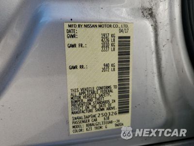 Zdjęcie 12 z 12 samochodu: 2017 NISSAN ALTIMA 2.5 VIN:1N4AL3AP5HC250326 - miniatura