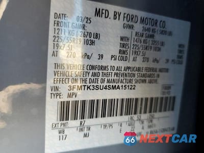 Zdjęcie 13 z 13 samochodu: 2025 FORD MUSTANG MACH-E PREMIUM VIN:3FMTK3SU4SMA15122 - miniatura