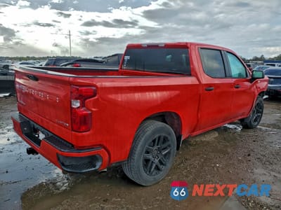 Trzecie zdjęcie samochodu z tyłu: 2024 CHEVROLET SILVERADO C1500 CUSTOM VIN:3GCPABEK0RG190876 - miniatura