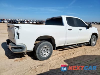 Trzecie zdjęcie samochodu z tyłu: 2023 CHEVROLET SILVERADO K1500 VIN:1GCRDAED8PZ218206 - miniatura