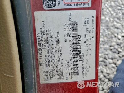 Zdjęcie 12 z 12 samochodu: 2010 FORD FUSION SEL VIN:3FAHP0JA2AR221631 - miniatura