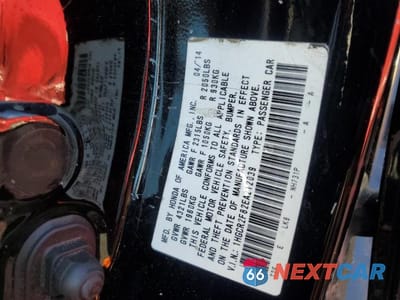 Zdjęcie 13 z 13 samochodu: 2014 HONDA ACCORD EXL VIN:1HGCR2F82EA212039 - miniatura