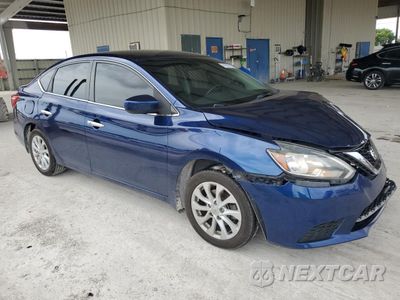 Czwarte zdjęcie samochodu z boku: 2019 NISSAN SENTRA S VIN:3N1AB7AP3KY401671 - miniatura