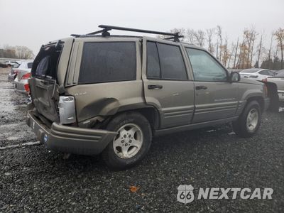Trzecie zdjęcie samochodu z tyłu: 1998 JEEP GRAND CHEROKEE LAREDO VIN:1J4GZ48S5WC251986 - miniatura