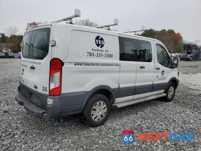 Trzecie zdjęcie samochodu z tyłu: 2016 FORD TRANSIT T-250 UTILITY / SERVICE VAN VIN:1FTYR1ZM5GKA90488 - miniatura