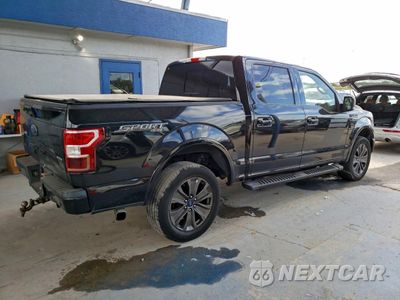 Trzecie zdjęcie samochodu z tyłu: 2018 FORD F150 SUPERCREW VIN:1FTEW1EP1JFE67104 - miniatura