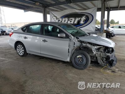 Czwarte zdjęcie samochodu z boku: 2019 NISSAN SENTRA S VIN:3N1AB7AP2KY344055 - miniatura