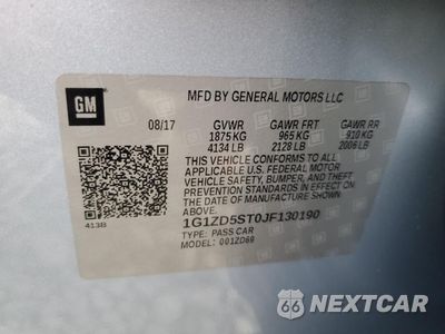 Zdjęcie 12 z 15 samochodu: 2018 CHEVROLET MALIBU LT VIN:1G1ZD5ST0JF130190 - miniatura