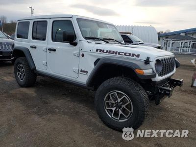 Czwarte zdjęcie samochodu z boku: 2025 JEEP WRANGLER RUBICON VIN:1C4PJXFN8SW531504 - miniatura