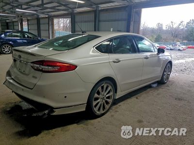 Trzecie zdjęcie samochodu z tyłu: 2017 FORD FUSION TITANIUM VIN:3FA6P0K97HR220190 - miniatura