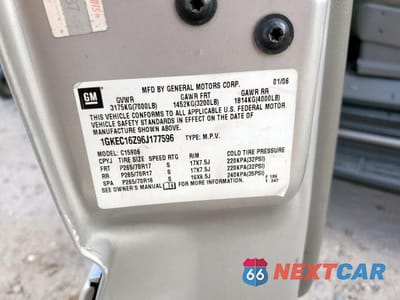 Zdjęcie 13 z 15 samochodu: 2006 GMC YUKON XL C1500 VIN:1GKEC16Z96J177596 - miniatura