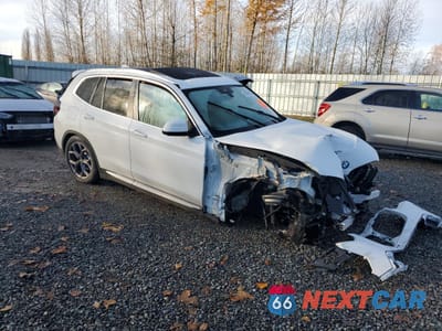 Czwarte zdjęcie samochodu z boku: 2024 BMW X3 XDRIVE30I VIN:WBX57DP03RN266274 - miniatura