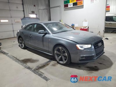 Czwarte zdjęcie samochodu z boku: 2016 AUDI A5 PREMIUM PLUS S-LINE VIN:WAUM2AFR2GA024003 - miniatura