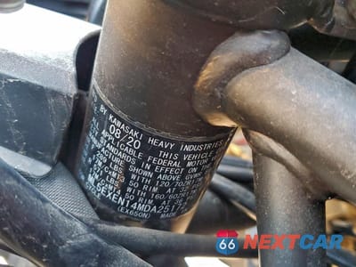 Zdjęcie 9 z 10 samochodu: 2021 KAWASAKI EX650 N VIN:ML5EXEN14MDA25172 - miniatura