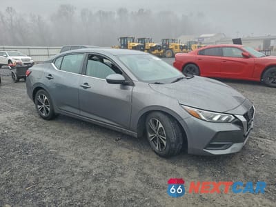 Czwarte zdjęcie samochodu z boku: 2021 NISSAN SENTRA SV VIN:3N1AB8CV8MY283542 - miniatura