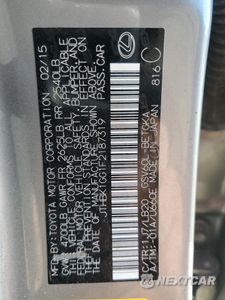 Zdjęcie 12 z 14 samochodu: 2015 LEXUS ES 350 VIN:JTHBK1GG1F2187319 - miniatura