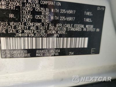 Zdjęcie 14 z 14 samochodu: 2019 TOYOTA RAV4 LE VIN:JTMH1RFV8KJ007931 - miniatura