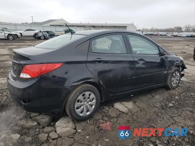 Trzecie zdjęcie samochodu z tyłu: 2017 HYUNDAI ACCENT SE VIN:KMHCT4AE1HU338738 - miniatura