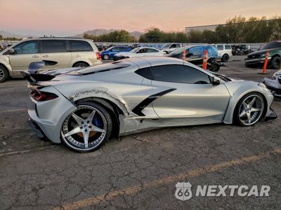Trzecie zdjęcie samochodu z tyłu: 2023 CHEVROLET CORVETTE STINGRAY 2LT VIN:1G1YB2D42P5115534 - miniatura