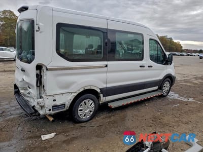 Trzecie zdjęcie samochodu z tyłu: 2020 FORD TRANSIT PASSENGER WA VIN:1FDZK1C80LKB18143 - miniatura