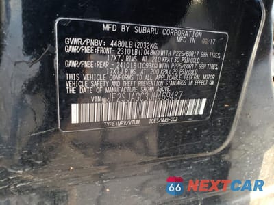 Zdjęcie 13 z 16 samochodu: 2018 SUBARU FORESTER 2.5I PREMIUM VIN:JF2SJAGC3JH469437 - miniatura