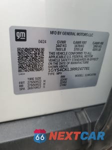 Zdjęcie 14 z 14 samochodu: 2024 CADILLAC ESCALADE PREMIUM LUXURY VIN:1GYS4CKL3RR247781 - miniatura