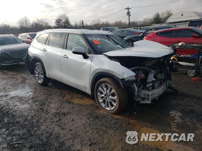 Czwarte zdjęcie samochodu z boku: 2023 TOYOTA HIGHLANDER HYBRID LIMITED VIN:5TDXBRCH7PS571488 - miniatura