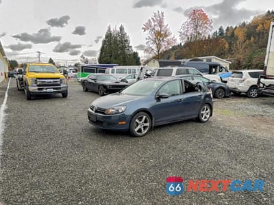 Drugie zdjęcie samochodu z przodu: 2012 VOLKSWAGEN GOLF VIN:WVWDB7AJ2CW256430 - miniatura