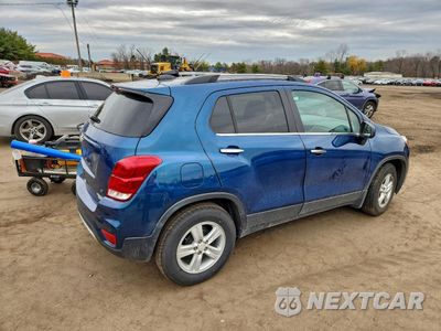 Trzecie zdjęcie samochodu z tyłu: 2020 CHEVROLET TRAX 1LT VIN:3GNCJLSBXLL245199 - miniatura