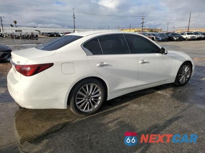 Trzecie zdjęcie samochodu z tyłu: 2021 INFINITI Q50 LUXE VIN:JN1EV7BPXMM703097 - miniatura