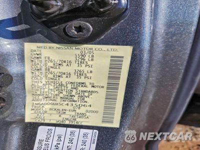 Zdjęcie 12 z 12 samochodu: 2005 NISSAN FRONTIER KING CAB LE VIN:1N6AD06UX5C435064 - miniatura