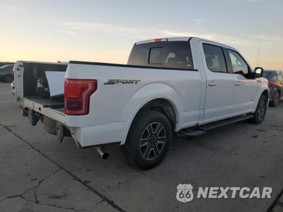 Trzecie zdjęcie samochodu z tyłu: 2016 FORD F150 SUPERCREW VIN:1FTEW1CP4GKE96664 - miniatura