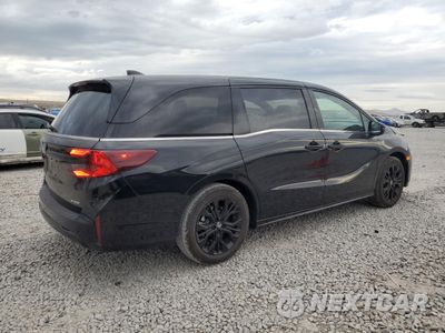 Trzecie zdjęcie samochodu z tyłu: 2025 HONDA ODYSSEY SPORT-L VIN:5FNRL6H79SB026961 - miniatura