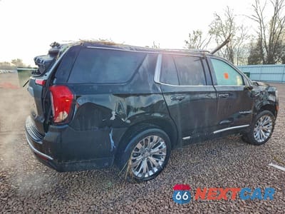 Trzecie zdjęcie samochodu z tyłu: 2021 GMC YUKON SLT VIN:1GKS2BKD3MR144078 - miniatura