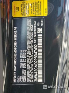 Zdjęcie 12 z 13 samochodu: 2023 BMW M240I VIN:3MW43CM02P8D47492 - miniatura