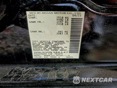 Zdjęcie 12 z 12 samochodu: 2023 NISSAN ALTIMA SR VIN:1N4AL4CVXPN386147 - miniatura
