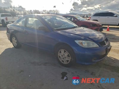 Czwarte zdjęcie samochodu z boku: 2005 HONDA CIVIC DX VP VIN:1HGEM22155L038665 - miniatura