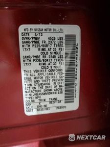 Zdjęcie 13 z 13 samochodu: 2013 NISSAN ROGUE S VIN:JN8AS5MV8DW131928 - miniatura