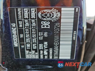 Zdjęcie 13 z 13 samochodu: 2022 MERCEDES-BENZ GLB 250 4MATIC VIN:W1N4M4HBXNW193726 - miniatura
