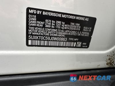 Zdjęcie 12 z 12 samochodu: 2018 BMW X5 XDR40E VIN:5UXKT0C59J0W00863 - miniatura