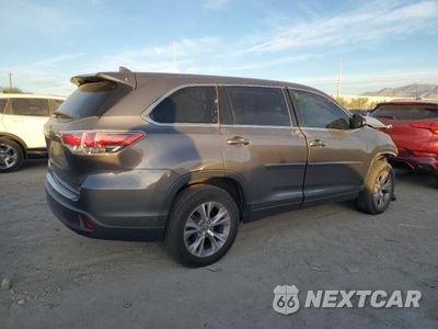 Trzecie zdjęcie samochodu z tyłu: 2016 TOYOTA HIGHLANDER LE VIN:5TDZKRFH0GS155867 - miniatura
