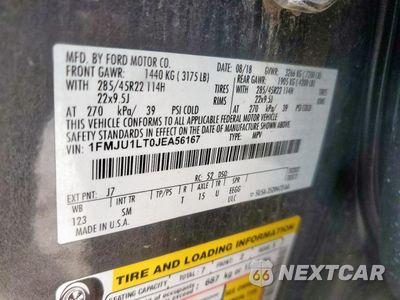 Zdjęcie 13 z 13 samochodu: 2018 FORD EXPEDITION PLATINUM VIN:1FMJU1LT0JEA56167 - miniatura