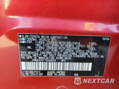 Zdjęcie 14 z 14 samochodu: 2007 TOYOTA RAV4 SPORT VIN:JTMBD32V175068005 - miniatura
