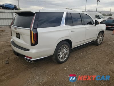 Trzecie zdjęcie samochodu z tyłu: 2024 CADILLAC ESCALADE PREMIUM LUXURY VIN:1GYS4CKL3RR247781 - miniatura