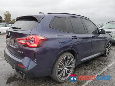 Trzecie zdjęcie samochodu z tyłu: 2023 BMW X3 M40I VIN:5UX83DP08P9R70089 - miniatura