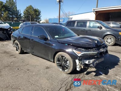 Czwarte zdjęcie samochodu z boku: 2026 ACURA INTEGRA A-SPEC TECH VIN:19UDE4H69TA001666 - miniatura